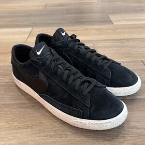 Nike Blazer Low Black Sail Suede Men’s 14 Shoes 371760-024 Sneakers Streetwear